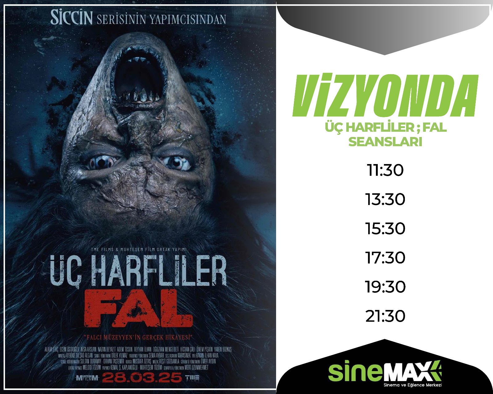 ÜÇ HARFLİLER; FAL